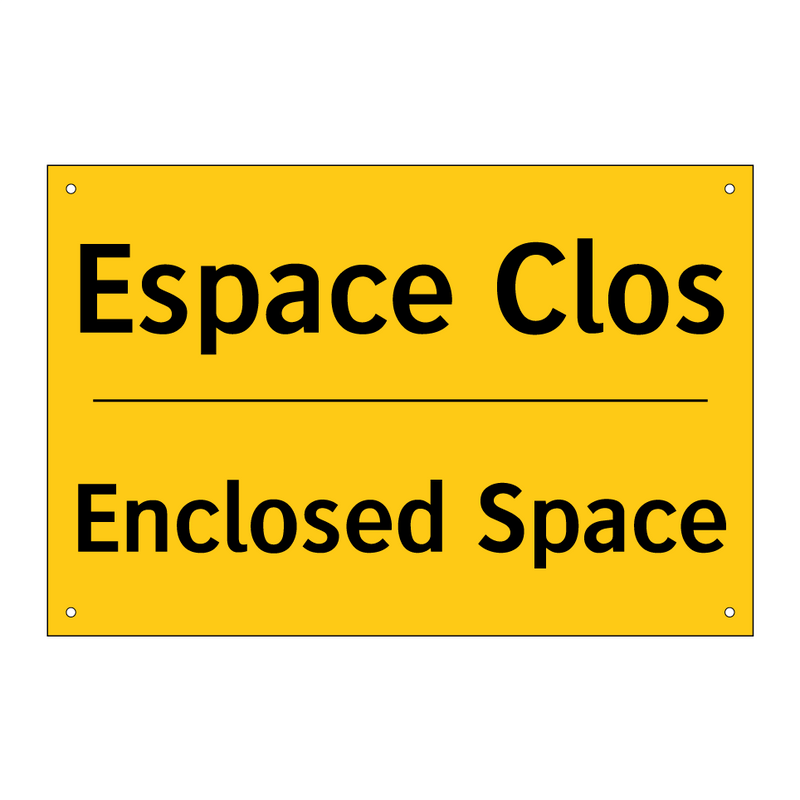 Espace Clos - Enclosed Space