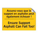Assurez-vous que le support en  /.../ - Ensure Support Asphalt Can Fail  /.../