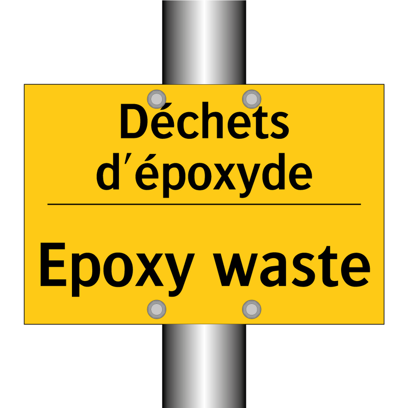 Déchets d'époxyde - Epoxy waste