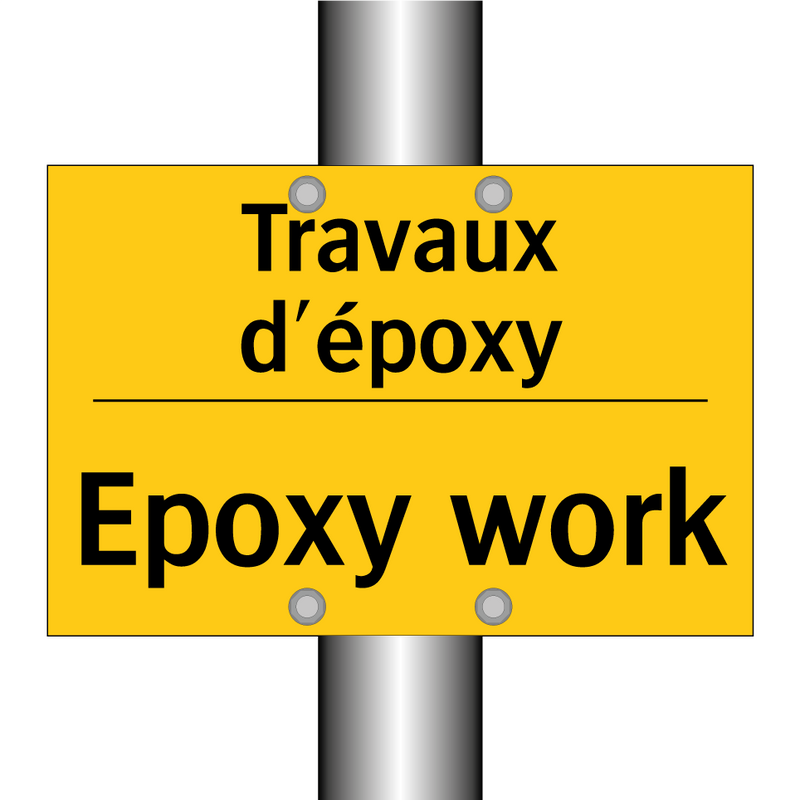 Travaux d'époxy - Epoxy work