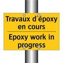 Travaux d'époxy en cours - Epoxy work in progress