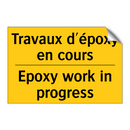 Travaux d'époxy en cours - Epoxy work in progress