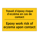 Travail d'époxy risque d'eczéma  /.../ - Epoxy work risk of eczema upon  /.../