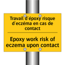 Travail d'époxy risque d'eczéma  /.../ - Epoxy work risk of eczema upon  /.../