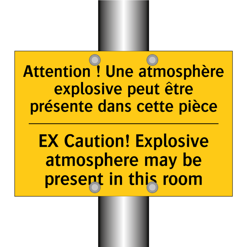 Attention ! Une atmosphère explosive  /.../ - EX Caution! Explosive atmosphere  /.../