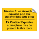 Attention ! Une atmosphère explosive  /.../ - EX Caution! Explosive atmosphere  /.../