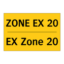 ZONE EX 20 - EX Zone 20