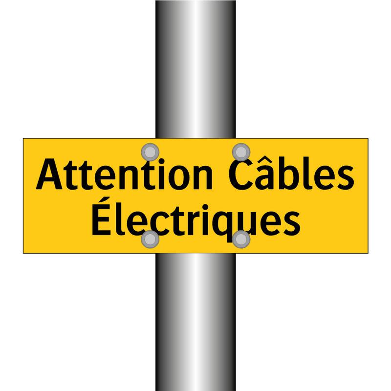 Attention Câbles Électriques