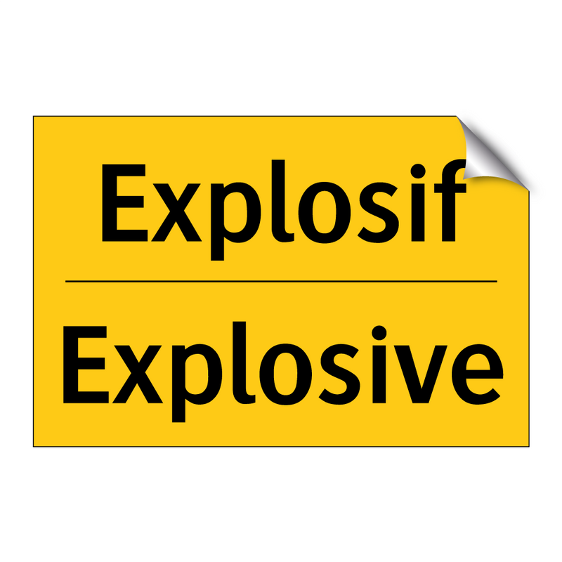 Explosif - Explosive
