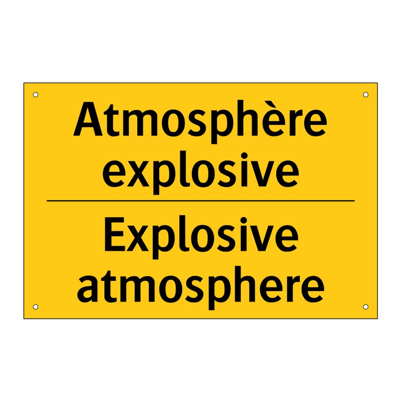 Atmosphère explosive - Explosive atmosphere