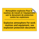 Atmosphère explosive Pour les  /.../ - Explosive atmosphere For work  /.../