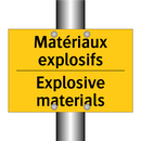 Matériaux explosifs - Explosive materials