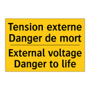 Tension externe Danger de mort - External voltage Danger to life /.../