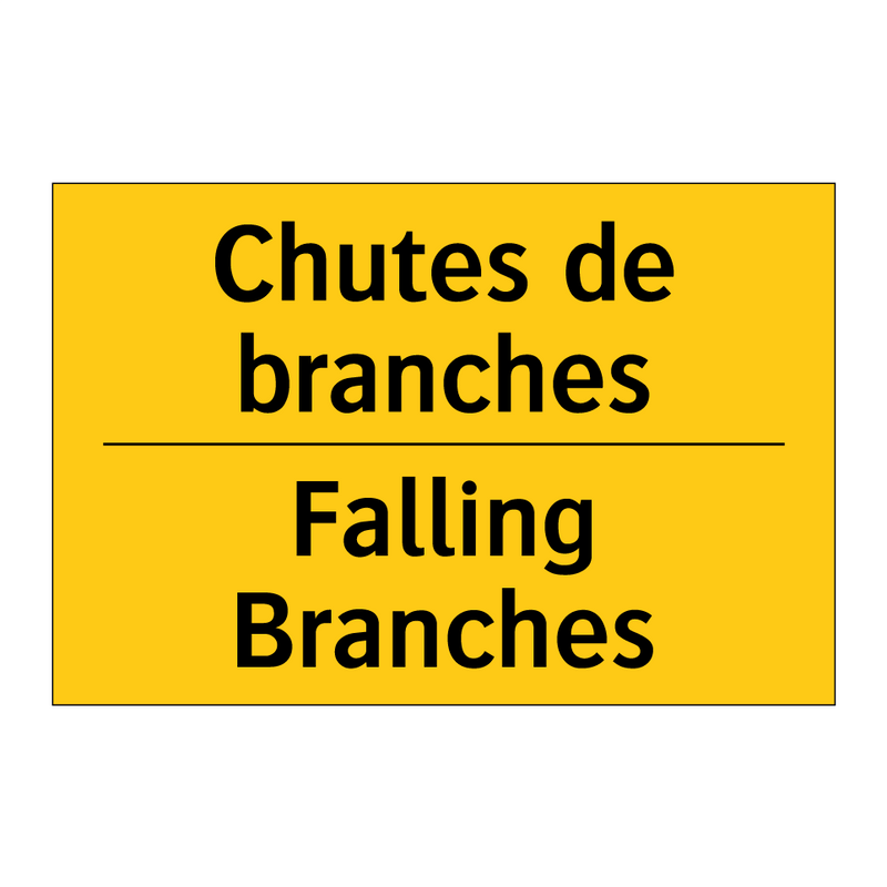 Chutes de branches - Falling Branches