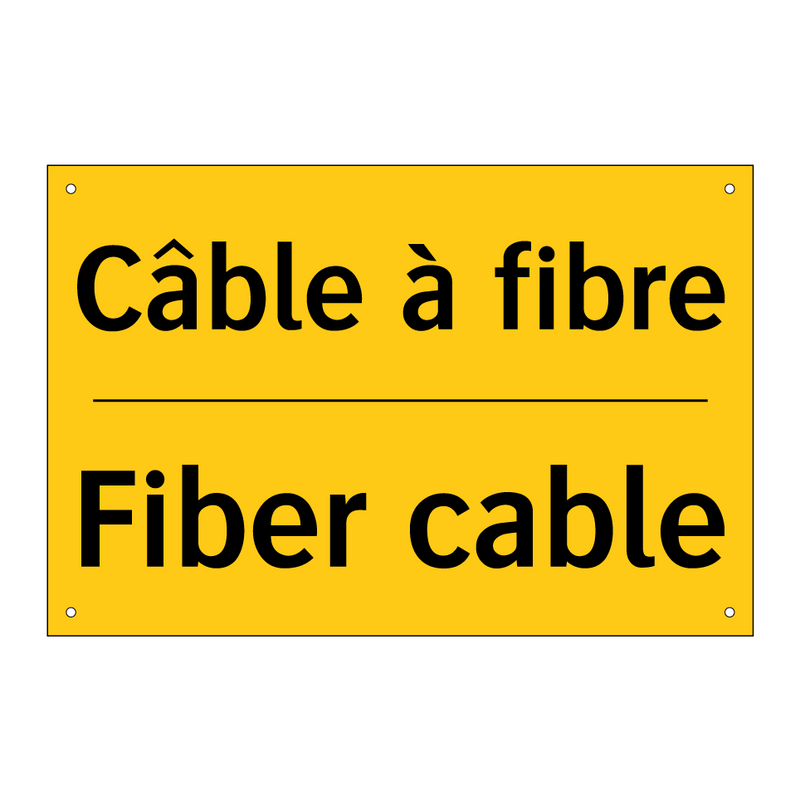 Câble à fibre - Fiber cable