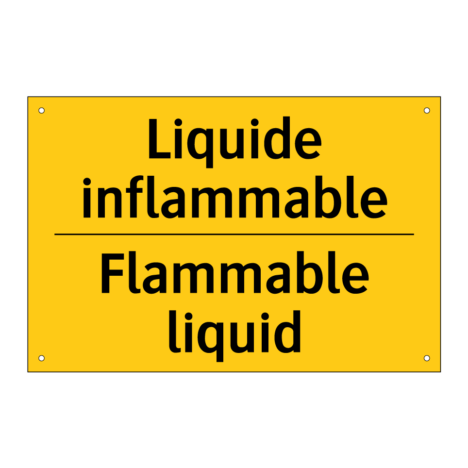 Liquide inflammable - Flammable liquid