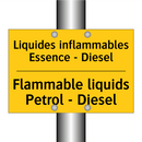 Liquides inflammables Essence  /.../ - Flammable liquids Petrol - Diesel /.../