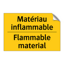 Matériau inflammable - Flammable material