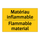 Matériau inflammable - Flammable material