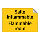 Salle inflammable - Flammable room