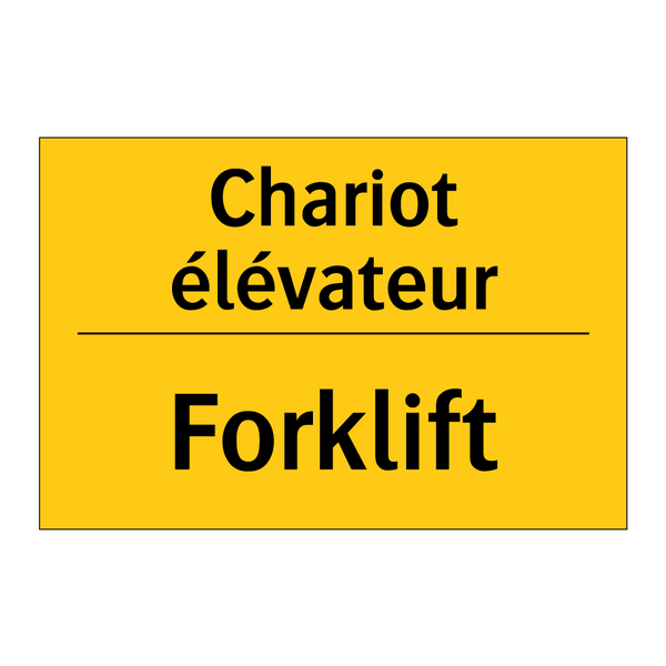 Chariot élévateur - Forklift
