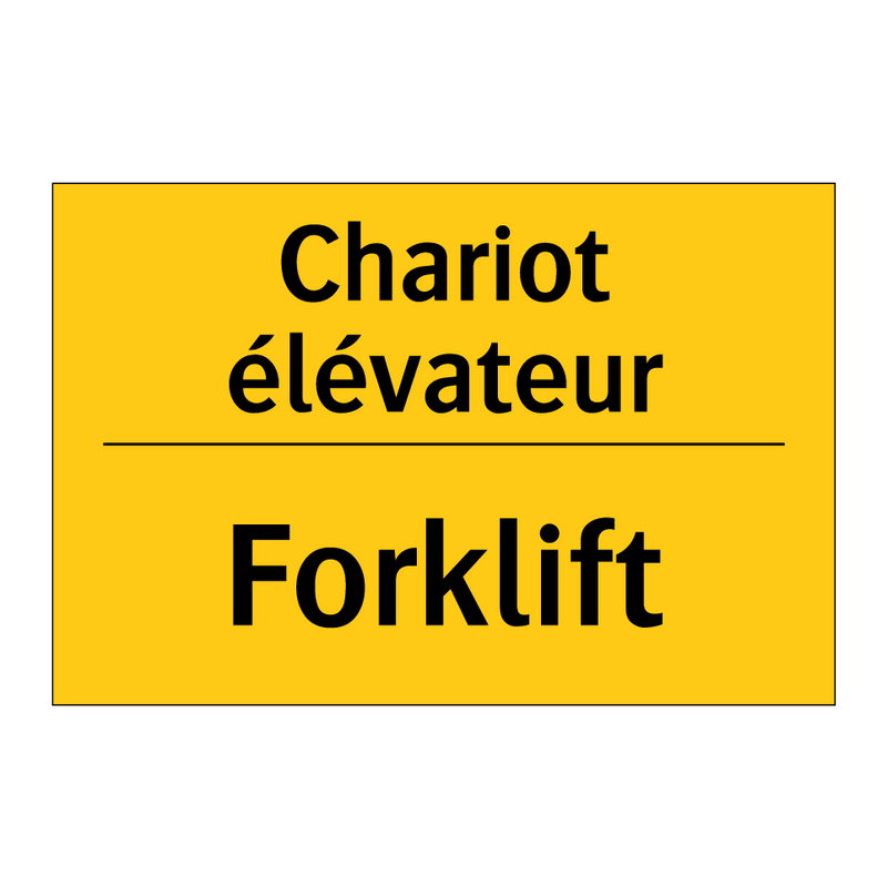 Chariot élévateur - Forklift