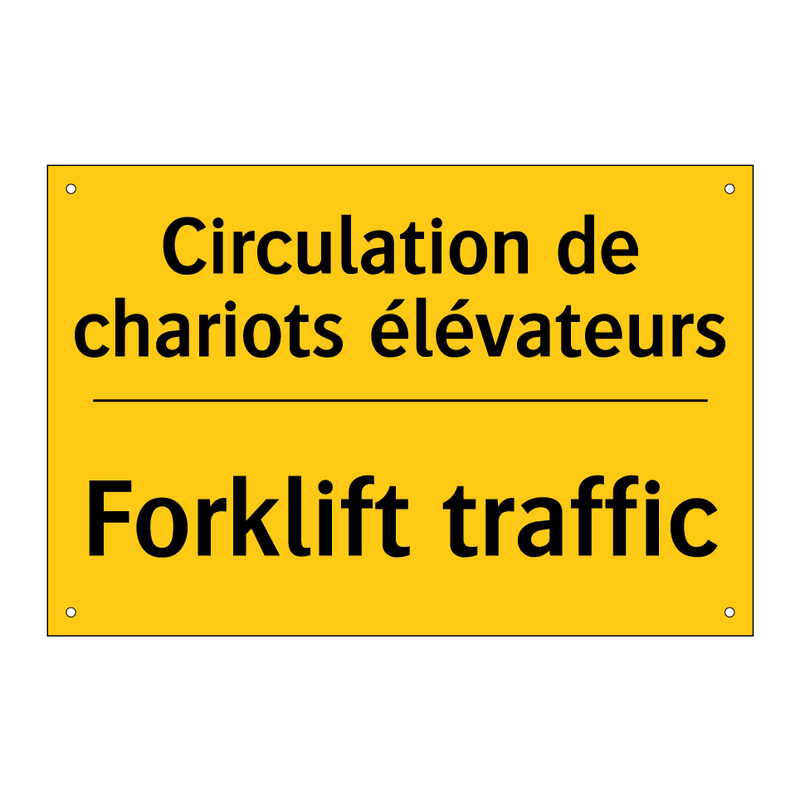 Circulation de chariots élévateurs /.../ - Forklift traffic