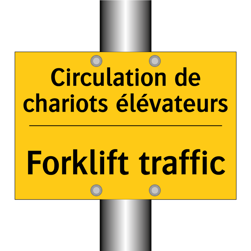 Circulation de chariots élévateurs /.../ - Forklift traffic