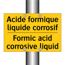 Acide formique liquide corrosif /.../ - Formic acid corrosive liquid