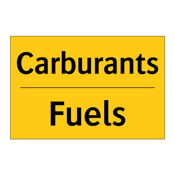 Carburants - Fuels
