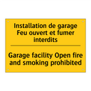 Installation de garage Feu ouvert  /.../ - Garage facility Open fire and  /.../