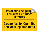 Installation de garage Feu ouvert  /.../ - Garage facility Open fire and  /.../