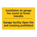 Installation de garage Feu ouvert  /.../ - Garage facility Open fire and  /.../