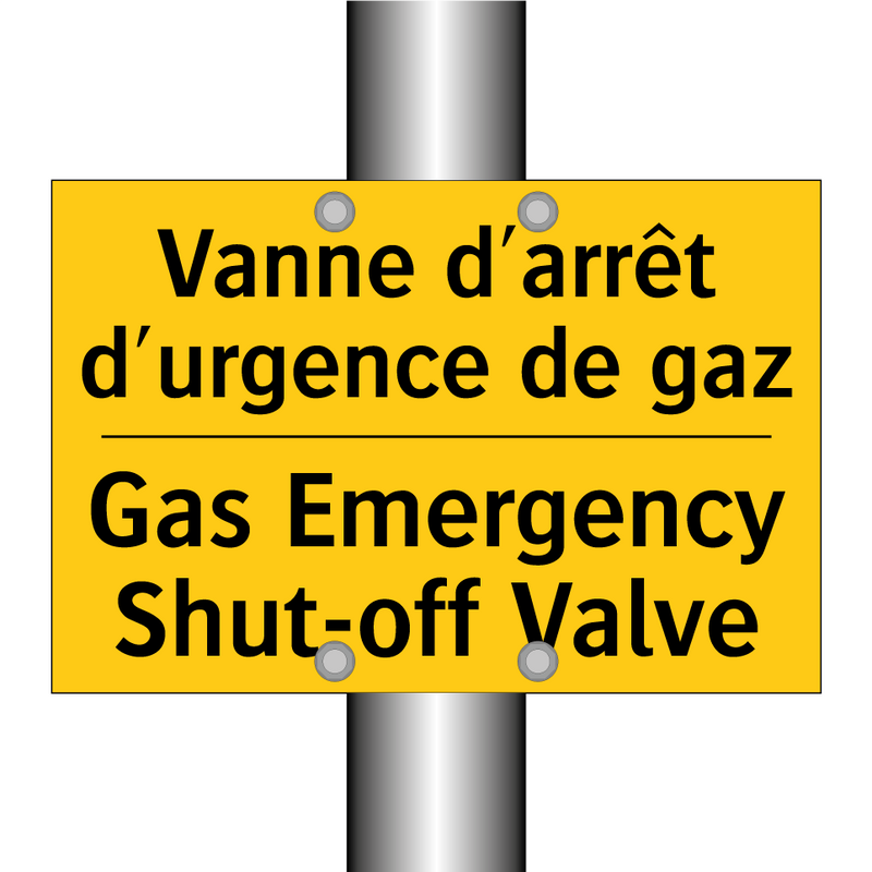 Vanne d'arrêt d'urgence de gaz - Gas Emergency Shut-off Valve