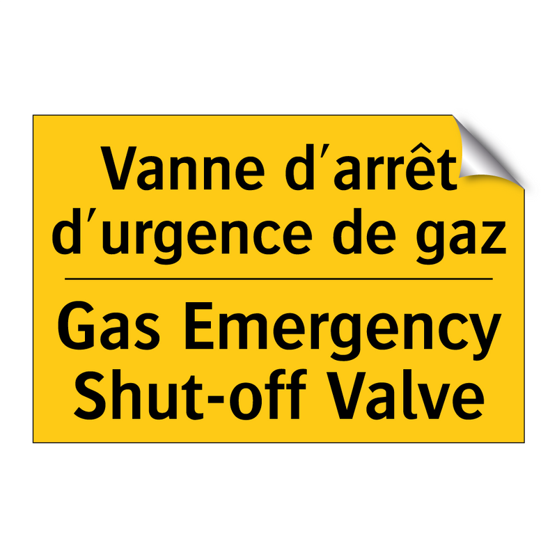 Vanne d'arrêt d'urgence de gaz - Gas Emergency Shut-off Valve