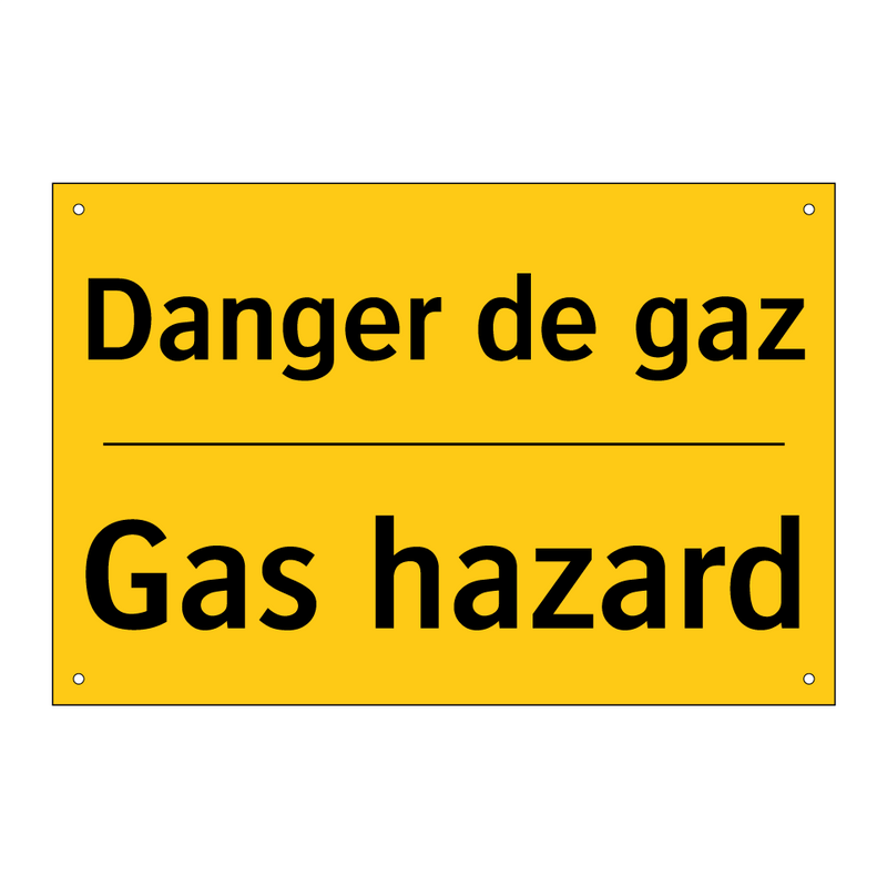 Danger de gaz - Gas hazard