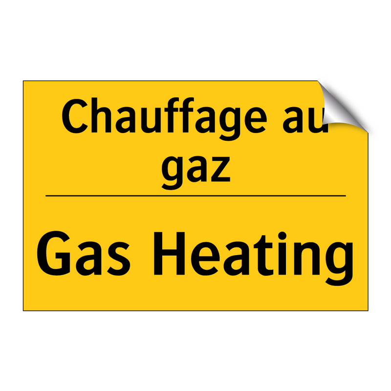 Chauffage au gaz - Gas Heating