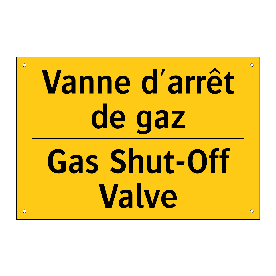 Vanne d'arrêt de gaz - Gas Shut-Off Valve