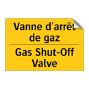 Vanne d'arrêt de gaz - Gas Shut-Off Valve