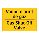 Vanne d'arrêt de gaz - Gas Shut-Off Valve
