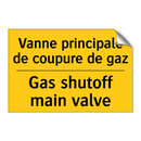 Vanne principale de coupure de  /.../ - Gas shutoff main valve