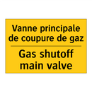 Vanne principale de coupure de  /.../ - Gas shutoff main valve