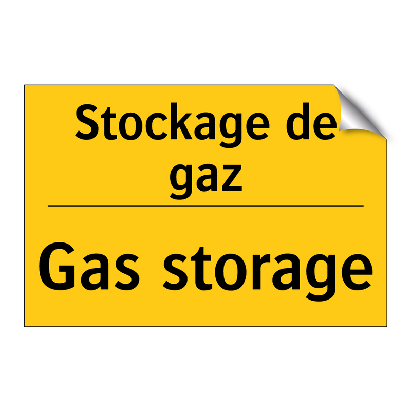 Stockage de gaz - Gas storage