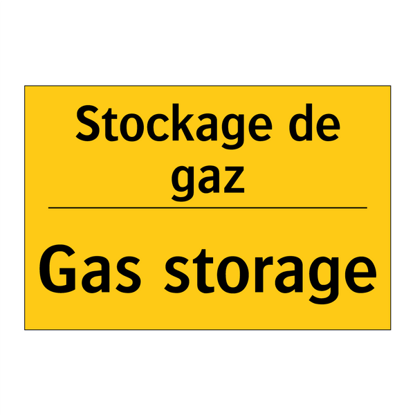 Stockage de gaz - Gas storage