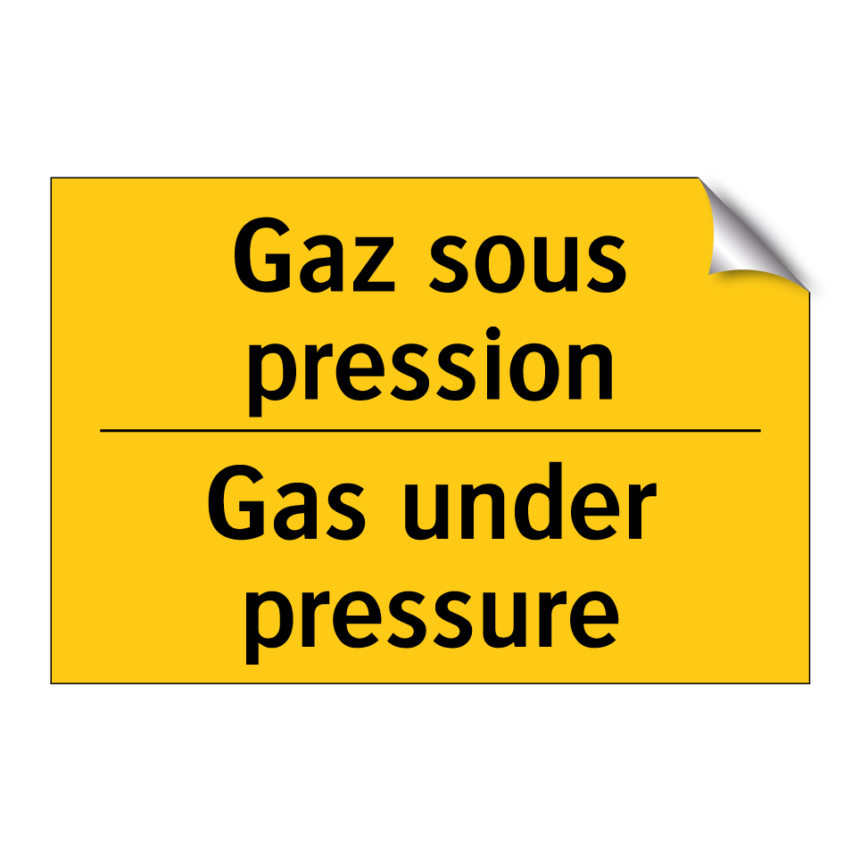 Gaz sous pression - Gas under pressure