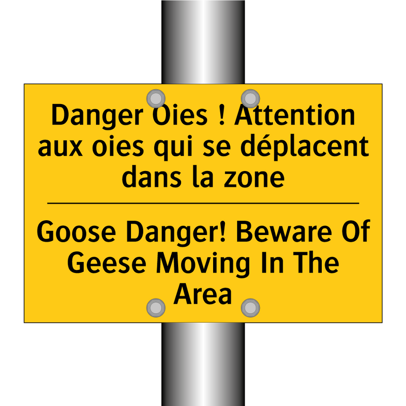 Danger Oies ! Attention aux oies  /.../ - Goose Danger! Beware Of Geese  /.../