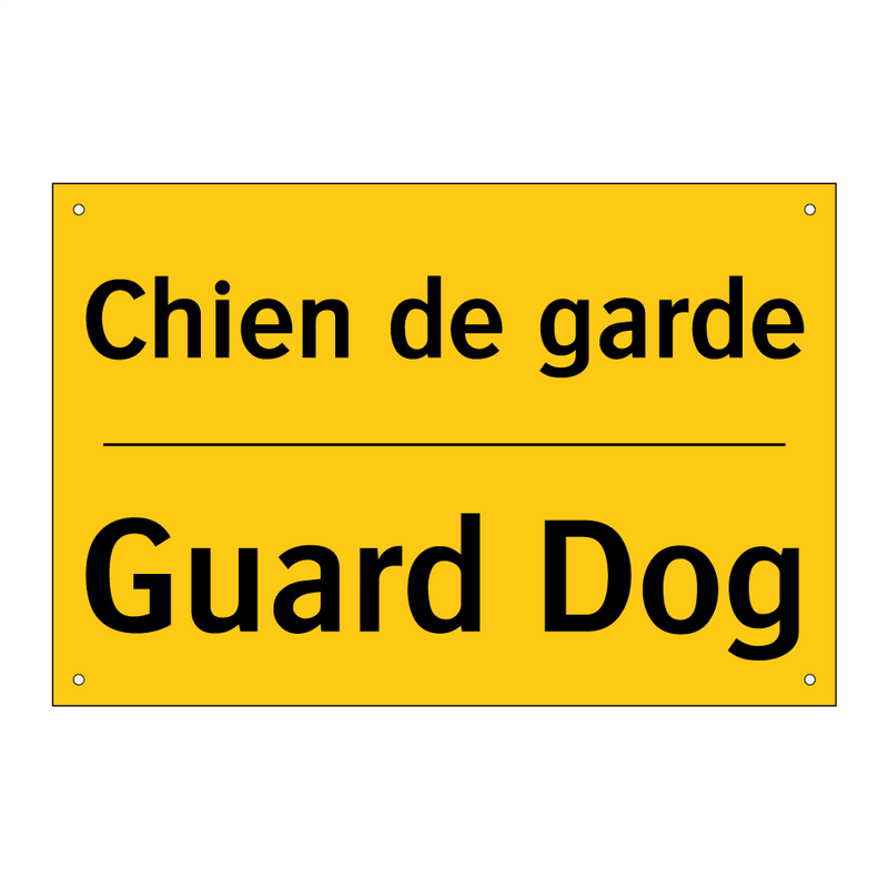 Chien de garde - Guard Dog