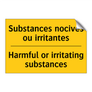 Substances nocives ou irritantes /.../ - Harmful or irritating substances /.../