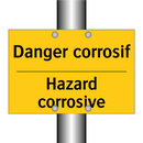 Danger corrosif - Hazard corrosive