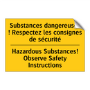 Substances dangereuses ! Respectez  /.../ - Hazardous Substances! Observe  /.../